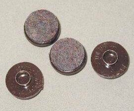 7/8"(22mm) Tap-In Floor Protector - Brown, 4/pkg